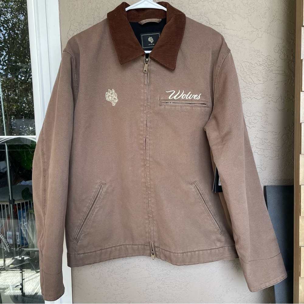Darc Sport Brown Corduroy Collard Jacket